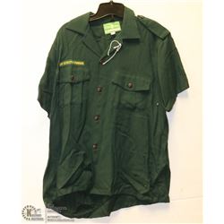 VINTAGE SCOUTS CANADA UNIFORM SHIRT WITH BADGES
