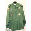 Image 1 : VINTAGE SCOUTS CANADA UNIFORM SHIRT WITH BADGES