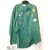 Image 1 : VINTAGE SCOUTS CANADA UNIFORM SHIRT WITH BADGES