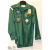 Image 1 : VINTAGE SCOUTS CANADA UNIFORM SHIRT WITH BADGES