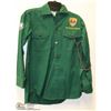 VINTAGE SCOUTS CANADA UNIFORM SHIRT WITH BADGES