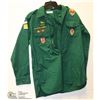 VINTAGE SCOUTS CANADA UNIFORM SHIRT WITH BADGES