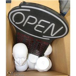 BOX OF STORE CLOSURE MERCHANDISE