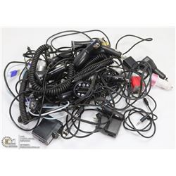 BOX OF SAMSUNG / APPLE / ANDROID POWER ADAPTERS,