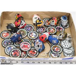FLAT OF KATCH MINI NHL OFFICIAL PLATES & MAGNETIC