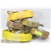 Image 1 : BOX WITH 5 RATCHET TIE DOWN STRAPS