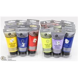 FLAT OF 24 BOTTLES OF TIME 4 CRAFT ACRYLIC PAINT