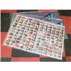 Image 1 : UNCUT SHEET OF OPEE CHEE 1991 NHL CARDS WITH 4
