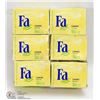 Image 1 : BUNDLE OF 12 "FA" CARING BAR SOAP WITH PALM MILK
