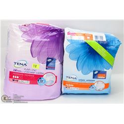 2PKS OF TENA DISPOSABLE UNDERWEAR SIZE L AND