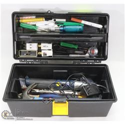 TOOL BOX WITH ASSORTED TOOLS INCL POWER