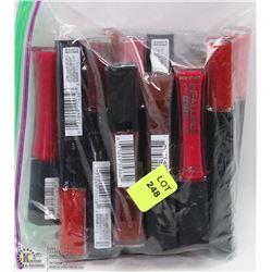 BAG OF LOREAL ASSORTED  LIP GLOSS
