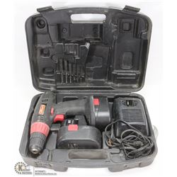 COLEMAN 18V CORDLESS DRILL WITH EXTRA BATTERY