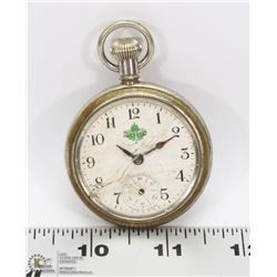 VINTAGE INGERSOLL MAPLE LEAF POCKET WATCH.