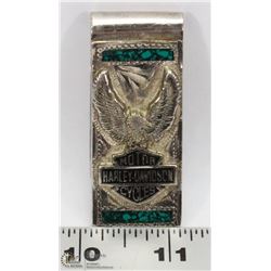 STERLING SILVER .925 HARLEY DAVIDSON MONEY CLIP