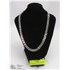 Image 1 : HEAVY LINK 18" SILVER NECKLACE STAMPED 925