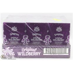 FLAT OF 24 SEAGRAM ORIGINAL WILDBERRY VODKA DRINK