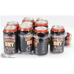 10 CANS OF 355ML OKANAGAN CIDER DRY APPLE 5%