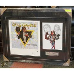 ALICE COOPER SIGNED LITHOGRAPH #66/690 W/ LIMITED