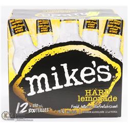 CASE OF 12 MIKES HARD LEMONADE BOTTLES 5%-330ML EA