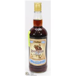 PHILLIPS ROOTBEER SCHNAPPS 15%-750ML
