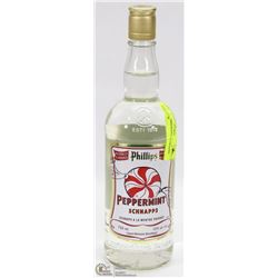 PHILLIPS PEPPERMINT SCHNAPPS 15%-750ML