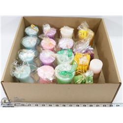 FLAT  OF ASSORTED CANDLES