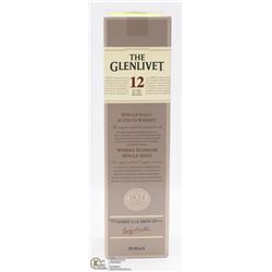 IN BOX THE GLENLIVET 12 YEARS SINGLE MALT SCOTCH