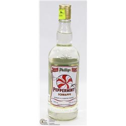PHILLIPS PEPPERMINT SCHNAPPS 15%-750ML