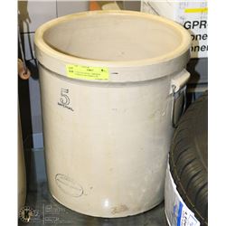 5 GALLON CROCK , IMPERIAL ALBERTA  POTTERIES LTD