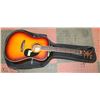Image 1 : SEGOVIA SUNBURST ACOUSTIC GUITAR WITH SOFT CASE