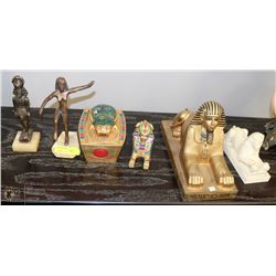 GROUP OF 6 ASSORTED EGYPTIAN ORNAMENTS