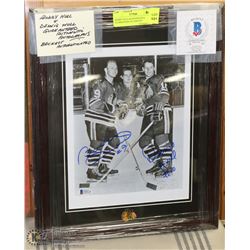 BOBBY HULL AND DENNIS HULL GUARANTEED SIGNED