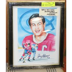 JEAN BELIVEAU GUARANTEED AUTHENTIC AUTOGRAPH