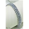 Image 2 : 35) STERLING SILVER TANZANITE BRACELET