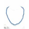 Image 1 : 43) STERLING SILVER LAPIS LAZULI BEAD NECKLACE