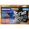 Image 1 : NEW MASTERCRAFT 128PC SOCKET & TOOL SET - 1/4 &3/8