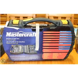 NEW 190PC MASTERCRAFT SOCKET & TOOL SET - 1/4, 3/8