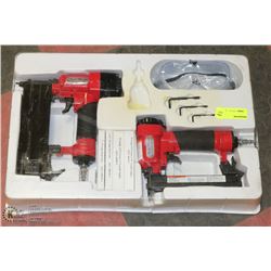 AIR PLUS BRAD NAILER AND CROWN STAPLER COMBO.