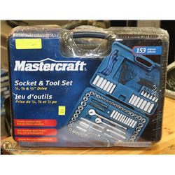 153PC MASTERCRAFT SOCKET AND TOOL SET