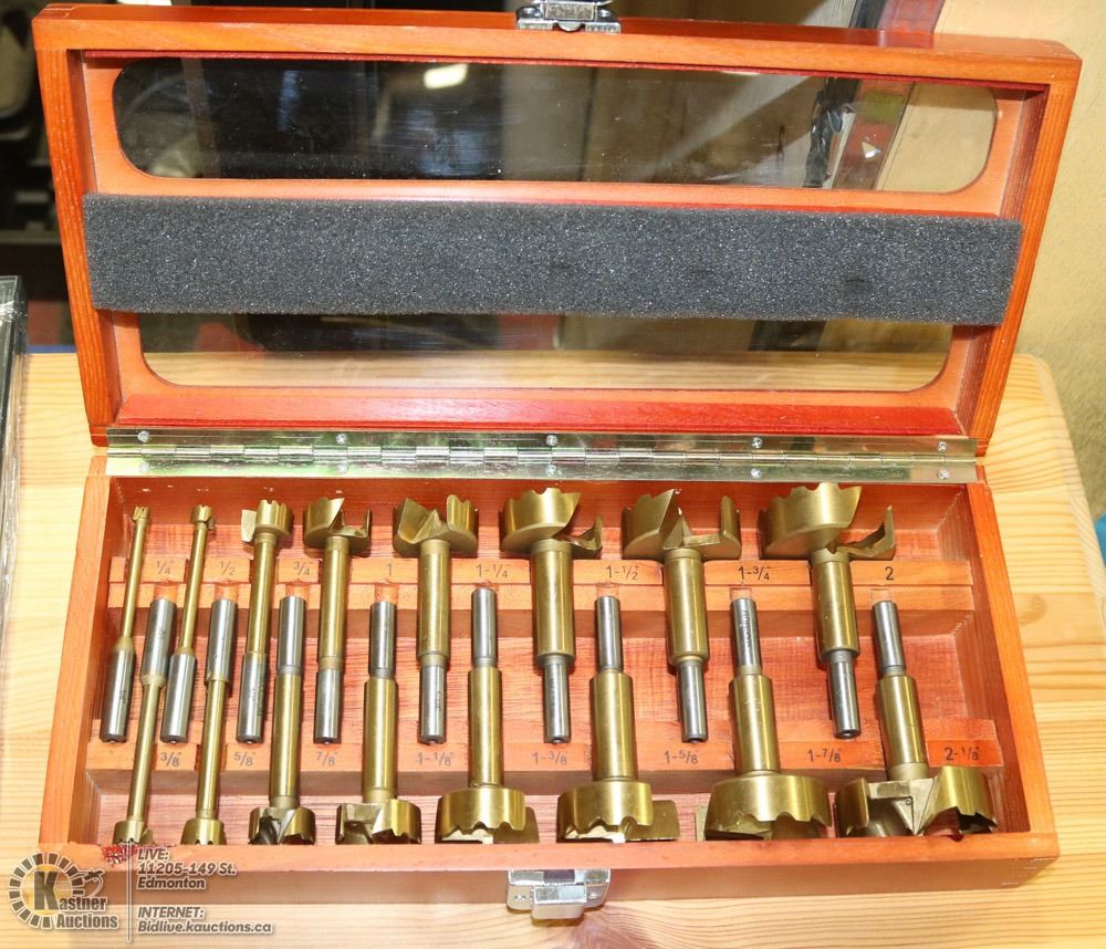 NEW MASTERCRAFT MAXIMUM FORSTNER 16PC BIT SET W/