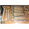 Image 1 : GROUP OF 13 LARGE HEAVY DUTY WRENCHES. TOOLS