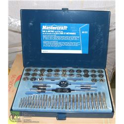 MASTERCRAFT TAP AND DIE SET. TOOLS