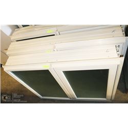 ALTA WINDOWS BATHROOM WINDOW WITH FROSTED ONE