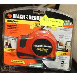 B&D 25' AUTO TAPE POWER TAPE MEASURE