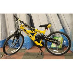 HUFFY 21 SPEED, FULL SUSPENSION MOUNTIAN BIKE