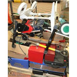 PAWN SHOP ASSORTED PALLET OF TOOLS, ELECTRONICS