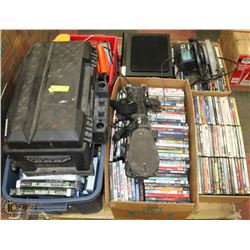PAWN SHOP PALLET OF DVD'S,VHS, TOOLS AND MORE