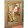 Image 1 : LARGE GOLD TONE FRAMED MIRROR
