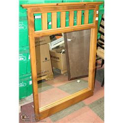 WOOD FRAMED DRESSER MIRROR ON CHOICE